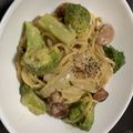 めるちゃーん's cooksnap of when they made フライパンひとつで☆クリームパスタ.