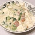 ayako0626's cooksnap of when they made 豆腐キャベツしめじの豆乳クリームシチュー.