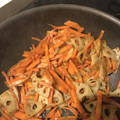 ぷるみき's cooksnap of when they made レンコンとニンジンのきんぴら.