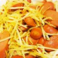 ヤスコ♪'s cooksnap of when they made 簡単！もやしウィンナーカレーソテー.