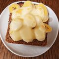 ぱーね's cooksnap of when they made ピーナッツクリーム&バナナチーズトースト.