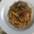 ma___111's cooksnap of when they made 豚キムチチャーハン.