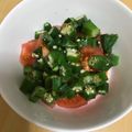 みりん調味料's cooksnap of when they made オクラとトマトのサラダ.