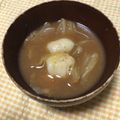 わたさな2016's cooksnap of when they made 白菜とお餅の味噌汁.