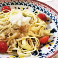 ＊アベリ＊'s cooksnap of when they made トマト・大根おろしの和風つけパスタ.