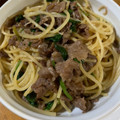 スノーディッシュ's cooksnap of when they made 牛肉ときのこの和風パスタ.