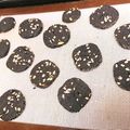 ancooooo's cooksnap of when they made ヴィーガン ココアクッキー 甘酒クッキー.