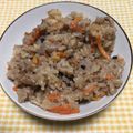 わたさな2016's cooksnap of when they made ベビーホタテと生姜のポン酢炊き込みご飯.