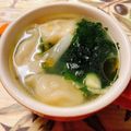 のんべぇヒロ's cooksnap of when they made 水餃子スープ.