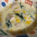 クック88GQAX☆'s cooksnap of when they made 取り分け☆幼児食☆鶏と小松菜のクリーム煮.