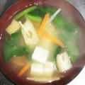 ムーミン☆ママ's cooksnap of when they made 定番！!ほうれん草と豆腐のお味噌汁.