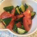 tikariri's cooksnap of when they made きゅうりとトマトの中華サラダ☆小鉢サイズ.