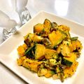 お料理ニャロメ's cooksnap of when they made 南瓜とエリンギのマスタードマヨ和え＊弁当.