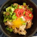 Kuri310's cooksnap of when they made 超簡単☆甘辛！激うま青ねぎ温玉豚バラ丼♫.