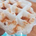 tontonmii's cooksnap of when they made 切り餅de簡単♡サクッもちモッフル♡.