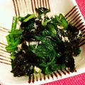 milk55's cooksnap of when they made 簡単　春菊のおひたしツナあえ♪.
