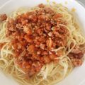 まい0202's cooksnap of when they made 電子レンジで簡単本格的ボロネーゼ.
