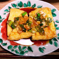 ちびまるこ173cm's cooksnap of when they made 簡単♬厚揚げの長ねぎソース.