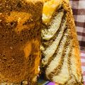 ⭐しふぉんけぇーき⭐'s cooksnap of when they made ココアマーブルシフォンケーキ14cm.