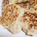 kumaGORO56's cooksnap of when they made 離乳食 後期に☆鶏ミンチで豆腐ハンバーグ.