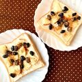ふたごゆき's cooksnap of when they made 黒豆とクリームチーズとリンゴのトースト.