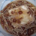 ちょちょいまちょい's cooksnap of when they made 節約！豆腐のなめこあんかけ.