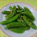 とみぃ11's cooksnap of when they made スナップエンドウ大量消費！簡単レシピ★.