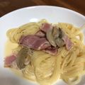 たっこぉ's cooksnap of when they made 元イタリアンシェフのカルボナーラ.