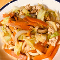 たかぽんちゃんぽん's cooksnap of when they made マヨネーズで炒める焼きうどん.