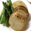 梅乃花おり's cooksnap of when they made あっさり大根ステーキ☆カリカリおじゃこで.