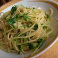 8itao8's cooksnap of when they made 鶏のささみと豆苗のペペロンチーノ.