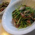 8itao8's cooksnap of when they made 豆苗としめじのベーコン炒め.