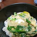 クックLJ2W4Q☆'s cooksnap of when they made 菜の花の玉子とじ丼.