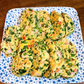 HikariNMY's cooksnap of when they made 巻かずにしっとり♡ニラ玉だし巻き玉子.