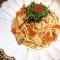 クックWY710G☆'s cooksnap of when they made ＊いくらと明太子とエリンギのパスタ＊.