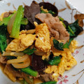しおずん's cooksnap of when they made 豚バラ肉と小松菜の中華炒め.