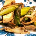 あさひ0830's cooksnap of when they made ダイエット！アスパラ舞茸炒め.