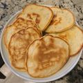 Poucette's cooksnap of when they made 幼児のおやつ★バナナパンケーキ.
