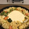 kayosanta's cooksnap of when they made 激ウマ！チーズダッカルビ辛ラーメン♫.