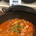 ☆食いしんbo☆'s cooksnap of when they made お魚スープで時短☆塩豚とレンズ豆の煮込み.