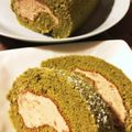 クックY7I05N☆'s cooksnap of when they made ふんわり抹茶ロールケーキ☆マロンクリーム.