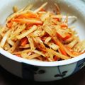 フェンネルガーデン's cooksnap of when they made 春の味覚★ウドと人参のきんぴら.