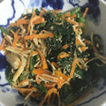 なみか☆'s cooksnap of when they made 作りおきに♪ほうれん草と人参の麺つゆ炒め.