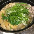 Khara10's cooksnap of when they made 水菜と豚肉のハリハリ鍋.