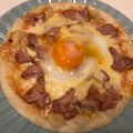 花花里's cooksnap of when they made 市販のピザを簡単美味しくアレンジ♪.