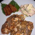 KawaEri's cooksnap of when they made 衣にもずく酢！やわらか鶏のピカタ.