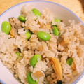 華模様's cooksnap of when they made 貧血予防！あさりと枝豆の炊き込みご飯.