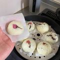 わかちんとシロ's cooksnap of when they made 春の彩り☆桜まんじゅう.