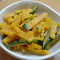 Nekozame's cooksnap of when they made ✿かぼちゃの❀細切り✿カレーマヨ炒め.