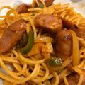 リラッコ♪'s cooksnap of when they made 簡単、二番目に美味しいナポリタン.